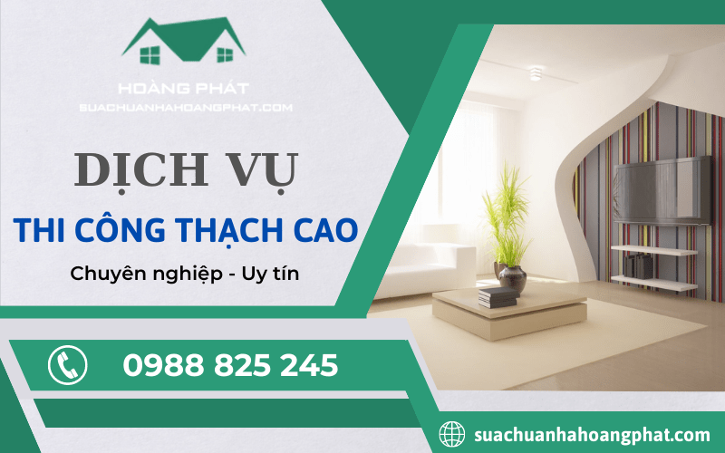 Dịch vụ thi công thạch cao