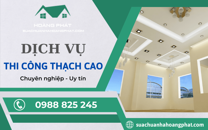 Dịch vụ thi công thạch cao