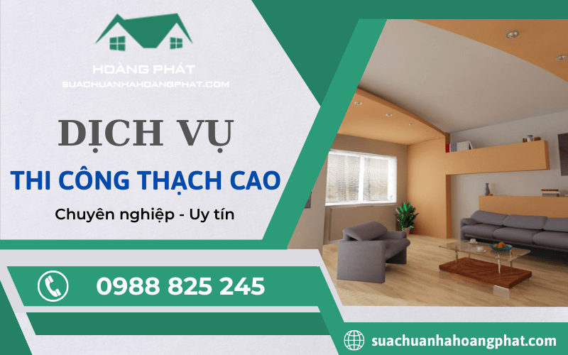 Dịch vụ thi công thạch cao