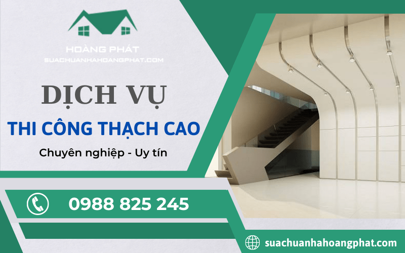 Dịch vụ thi công thạch cao