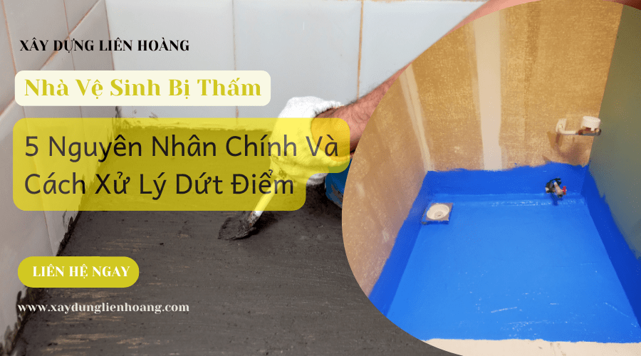 nhà vệ sinh bị thấm