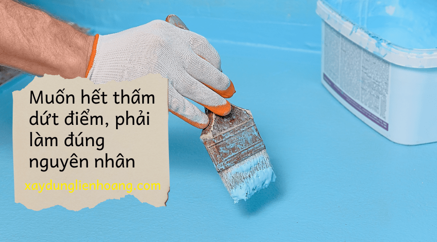 nhà vệ sinh bị thấm