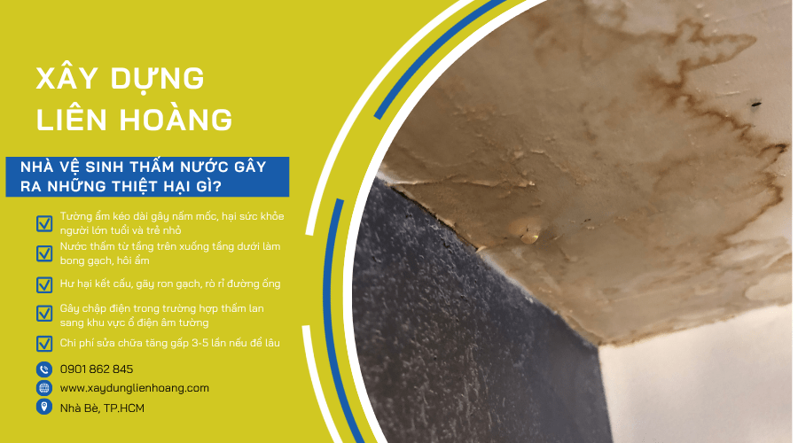 nhà vệ sinh bị thấm