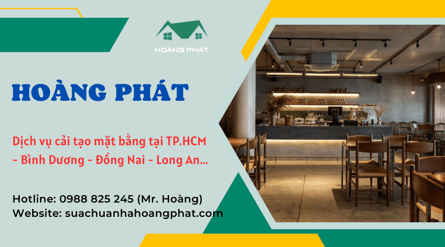 cải tạo mặt bằng