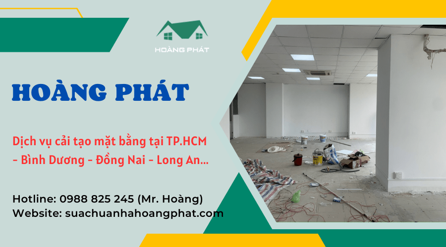 cải tạo mặt bằng