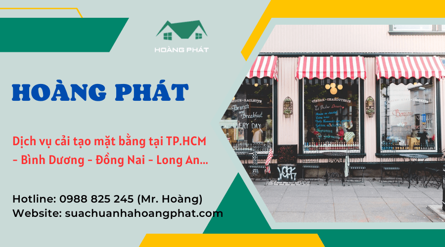 cải tạo mặt bằng