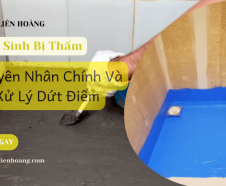 Nhà Vệ Sinh Bị Thấm: 5 Nguyên Nhân Chính Và Cách Xử Lý Dứt Điểm