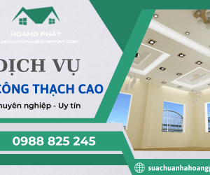 Dịch vụ thi công thạch cao - Đem lại diện mạo mới cho ngôi nhà của bạn