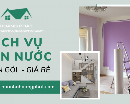 Dịch Vụ Sơn Nhà Trọn Gói Giá Rẻ - Thi Công Sơn Nước Chuyên Nghiệp